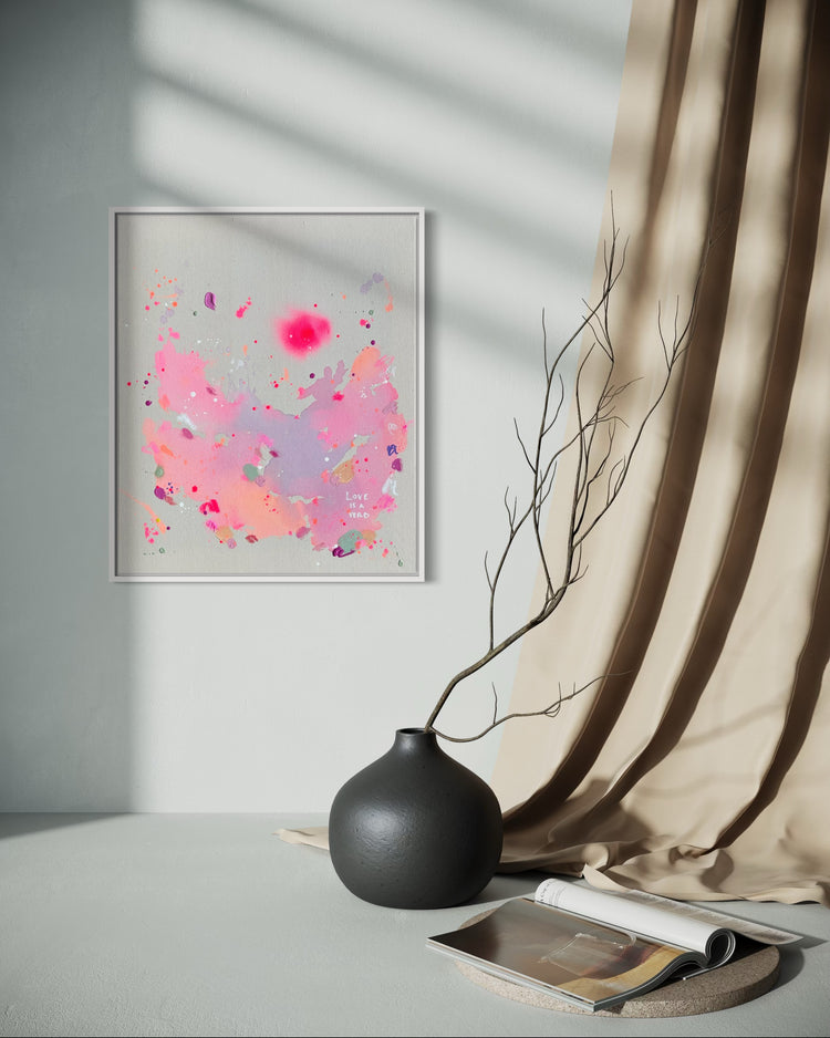 LOVE IS A VERB | 50x60