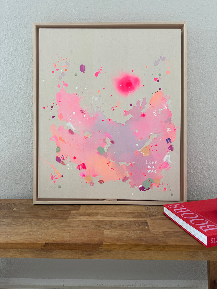 LOVE IS A VERB | 50x60