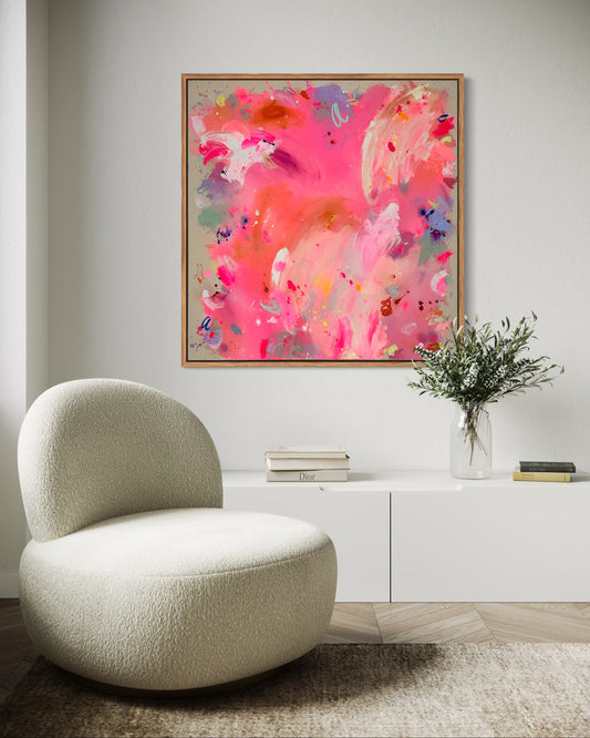 BUNTE GEDANKEN | 100x100cm