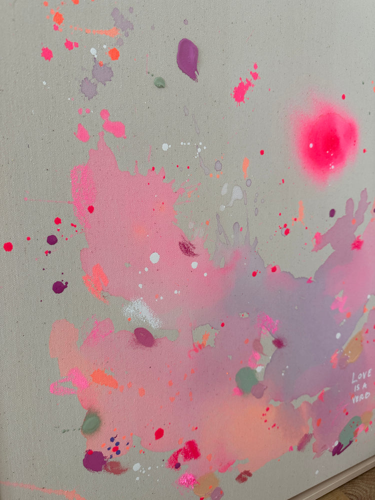 LOVE IS A VERB | 50x60