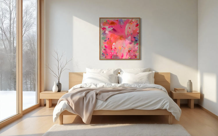 BUNTE GEDANKEN | 100x100cm