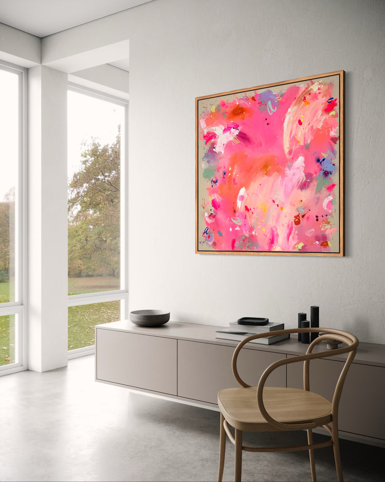 BUNTE GEDANKEN | 100x100cm