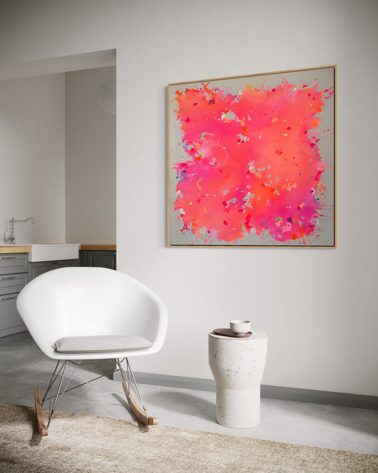 HAPPY | 100x100cm