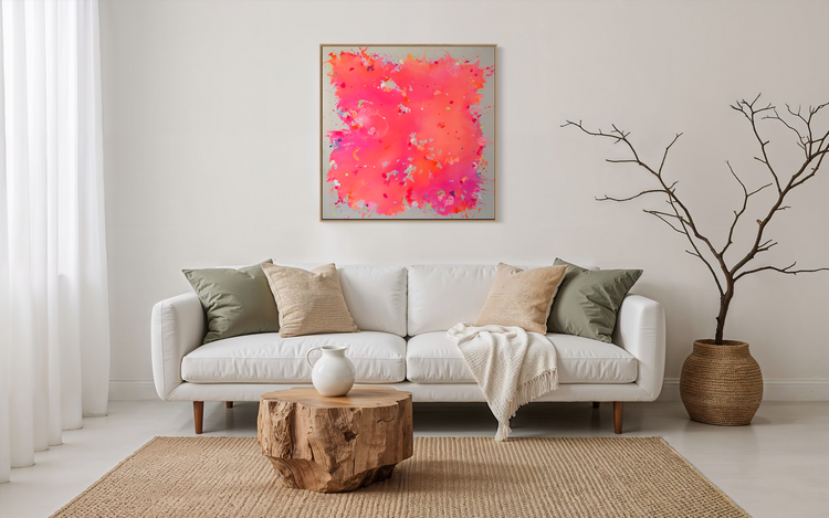 HAPPY | 100x100cm