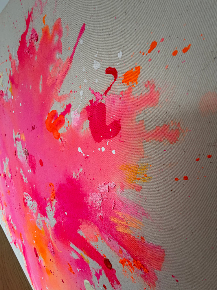HAPPY PEACHY PINK 01/26 | 60x60cm