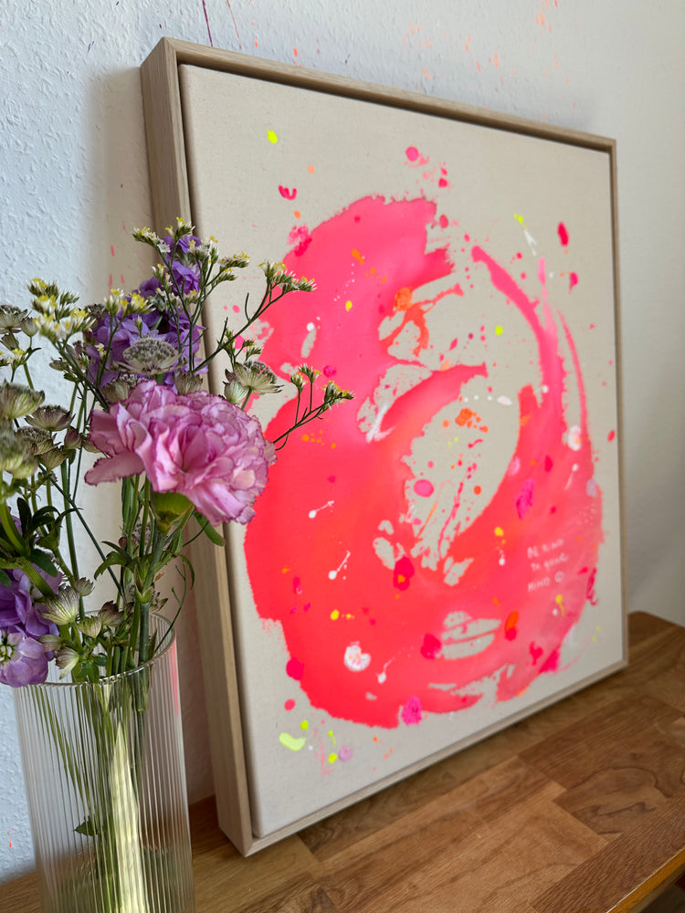 BE KIND TO YOUR MIND No.31 | 50x60 (tiefe Leinwand)