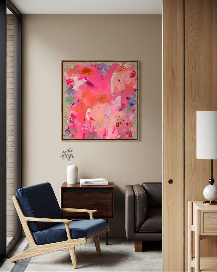 BUNTE GEDANKEN | 100x100cm