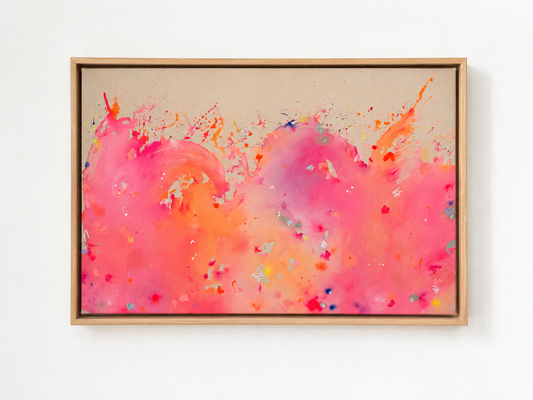 HAPPY Pink Pop | 140x90cm