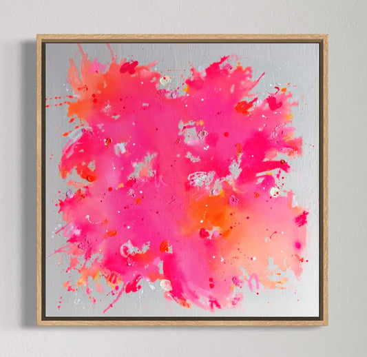 HAPPY PEACHY PINK 01/26 | 60x60cm
