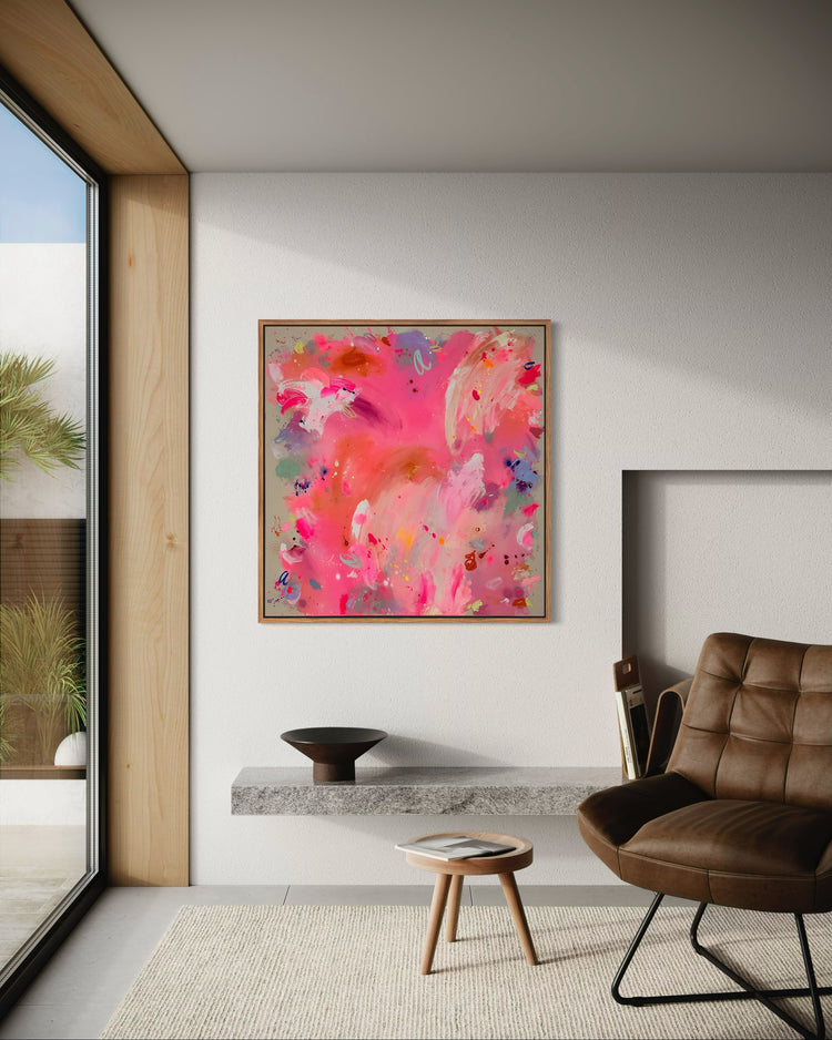 BUNTE GEDANKEN | 100x100cm