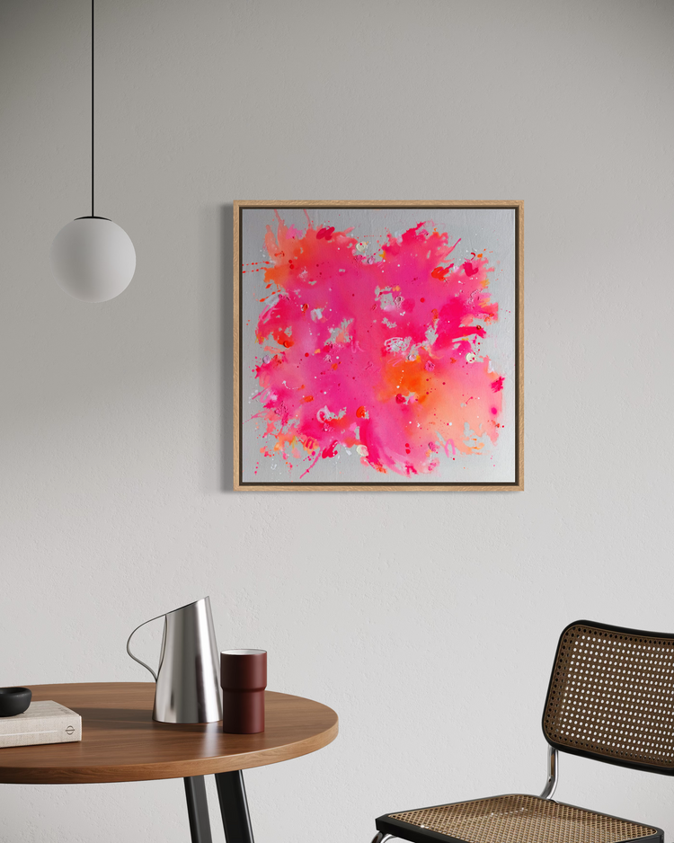 HAPPY PEACHY PINK 01/26 | 60x60cm