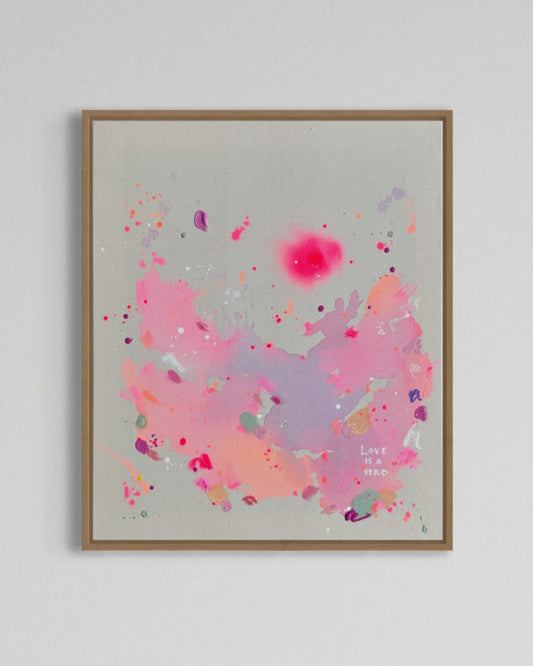LOVE IS A VERB | 50x60