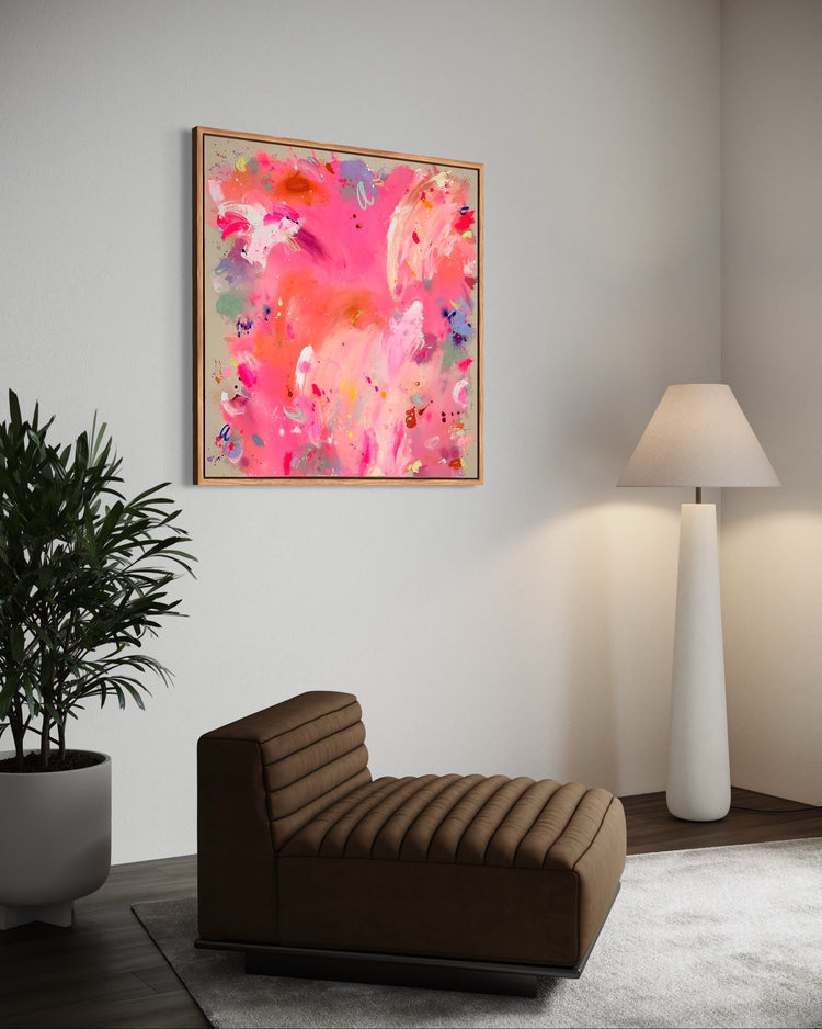 BUNTE GEDANKEN | 100x100cm