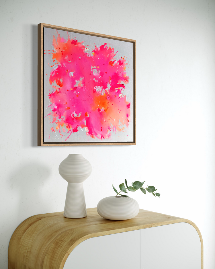 HAPPY PEACHY PINK 01/26 | 60x60cm