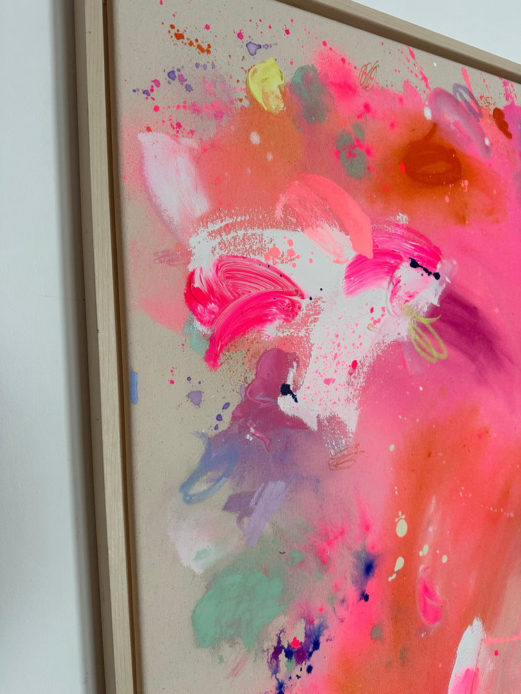 BUNTE GEDANKEN | 100x100cm