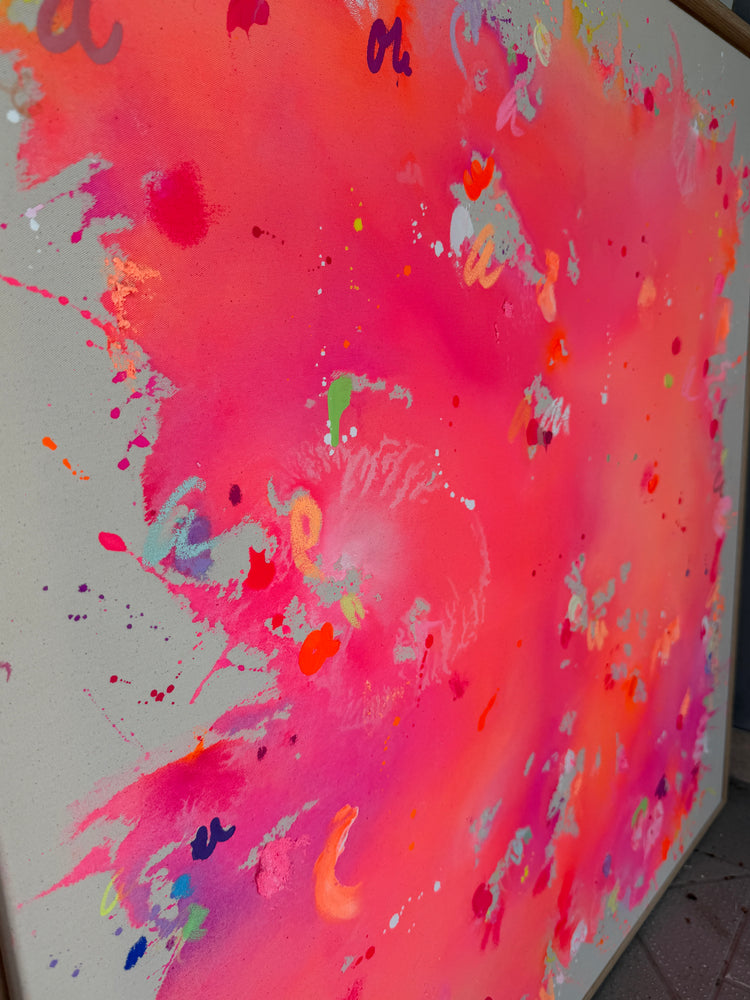 HAPPY | 100x100cm