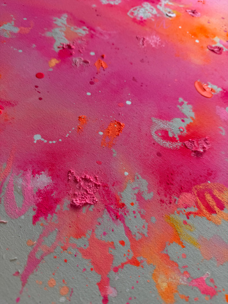 HAPPY PEACHY PINK 01/26 | 60x60cm