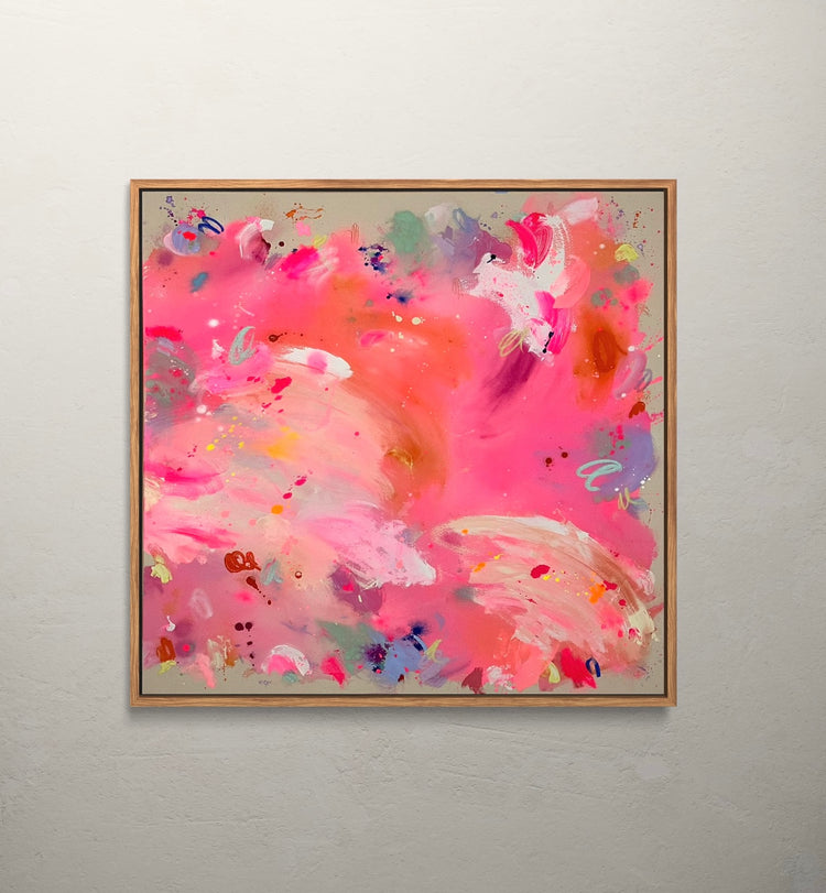 BUNTE GEDANKEN | 100x100cm