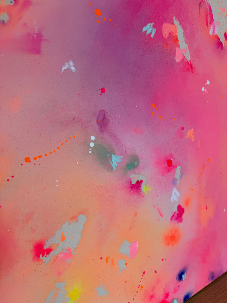 HAPPY Pink Pop | 140x90cm