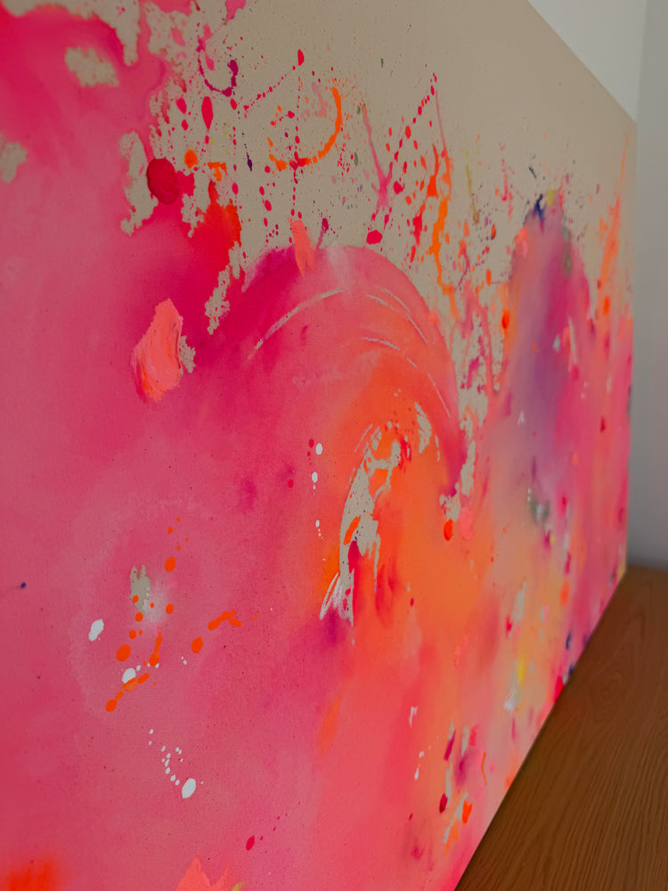 HAPPY Pink Pop | 140x90cm