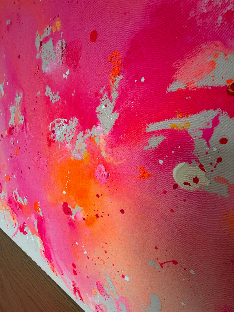 HAPPY PEACHY PINK 01/26 | 60x60cm