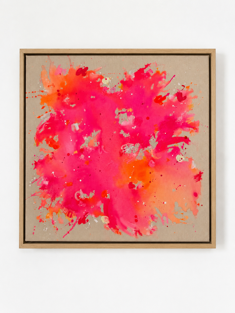 HAPPY PEACHY PINK 01/26 | 60x60cm