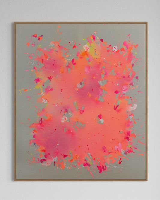 HAPPY PEACHY PINK | 100x120